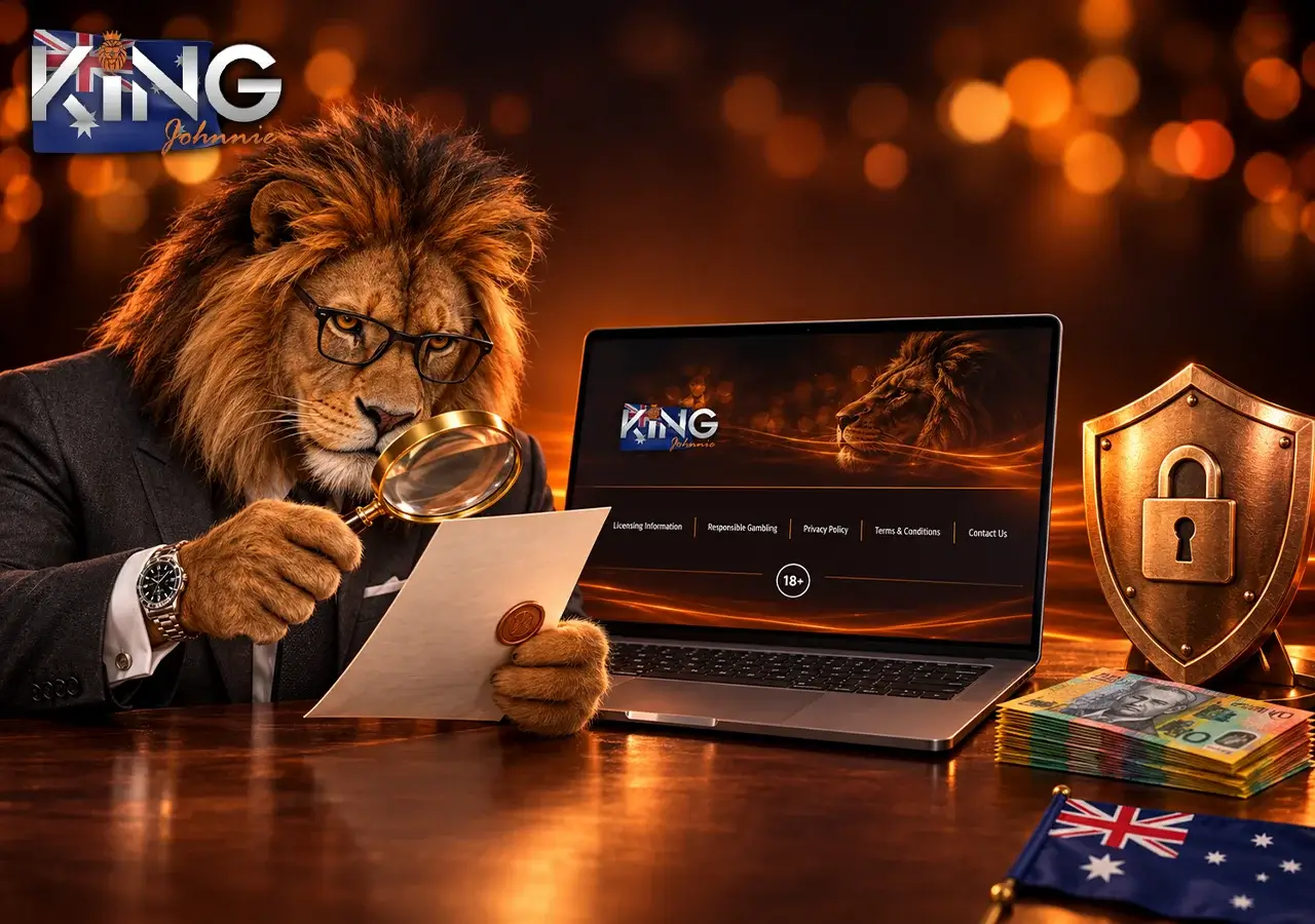 Verification of King Johnnie licence, encryption, RNG testing and payout reliability